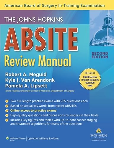 Beispielbild fr The Johns Hopkins ABSITE Review Manual zum Verkauf von SecondSale