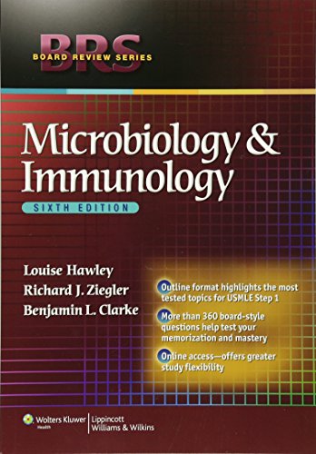 Imagen de archivo de BRS Microbiology and Immunology (Board Review Series) a la venta por HPB-Red