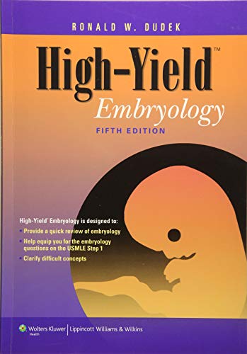 Beispielbild fr High-Yield Embryology zum Verkauf von TextbookRush