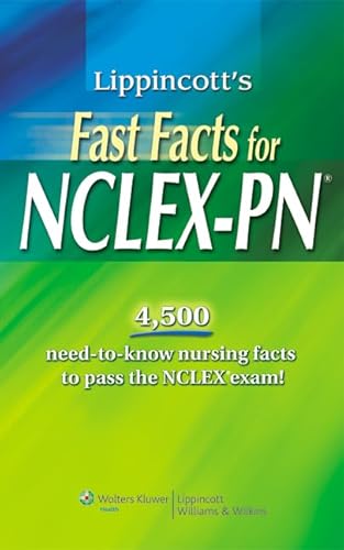 Beispielbild fr Fast Facts for NCLEX-PN zum Verkauf von Better World Books: West