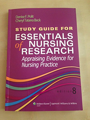 Imagen de archivo de Study Guide for Essentials of Nursing Research a la venta por Anybook.com