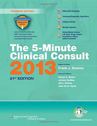 Imagen de archivo de The 5-Minute Clinical Consult 2013 a la venta por SecondSale