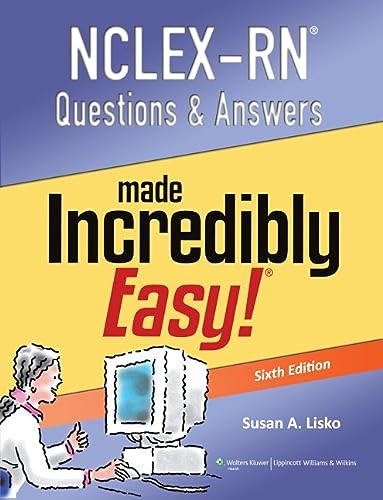 Beispielbild fr NCLEX-RN Questions & Answers Made Incredibly Easy! zum Verkauf von BooksRun