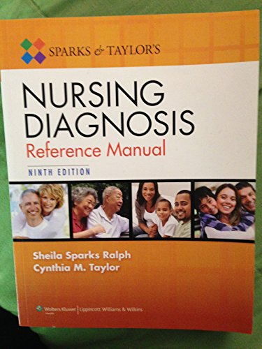 Imagen de archivo de Sparks and Taylor's Nursing Diagnosis Reference Manual 9th edition a la venta por SecondSale