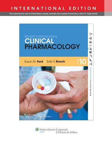 9781451188950: Roach's Introductory Clinical Pharmacology
