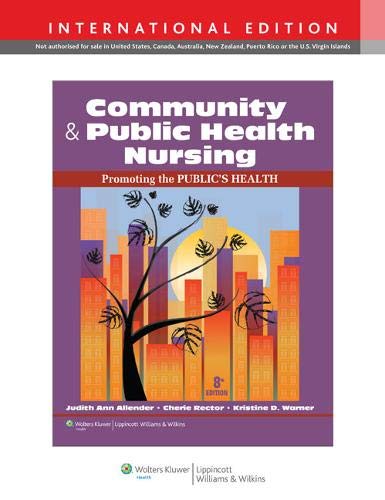Imagen de archivo de Community & Public Health Nursing a la venta por Majestic Books
