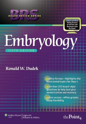 Stock image for BRS Embryology for sale by Better World Books