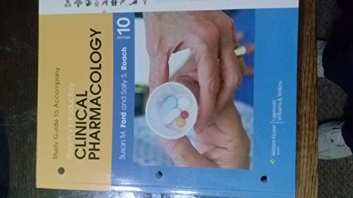 Beispielbild fr Study Guide to Accompany Roach's Introductory Clinical Pharmacology zum Verkauf von Better World Books