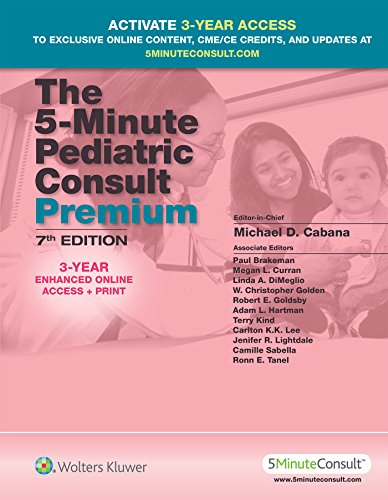 Imagen de archivo de The 5-minute Pediatric Consult Premium: 3-year Enhanced Online Access + Print (The 5-minute Consult) a la venta por HPB-Red