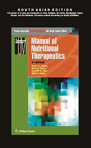 Stock image for Manual of Nutritional Therapeutics (Lippincott Manual Series) for sale by GF Books, Inc.