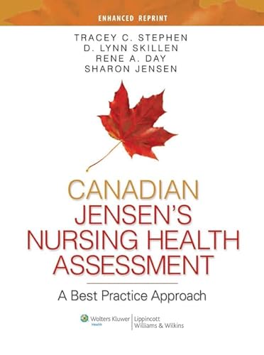 Imagen de archivo de Canadian Jensen's Nursing Health Assessment : A Best Practice Approach a la venta por Better World Books: West