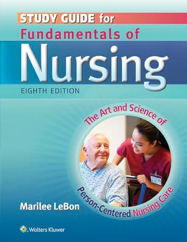 Imagen de archivo de Study Guide for Fundamentals of Nursing : The Art and Science of Person-Centered Nursing Care a la venta por Better World Books