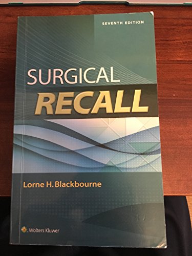 Stock image for Surgical Recall Recall Series for sale by SecondSale