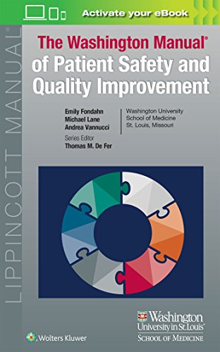 Imagen de archivo de Washington Manual of Patient Safety and Quality Improvement (Lippincott Manual Series) a la venta por Textbooks_Source