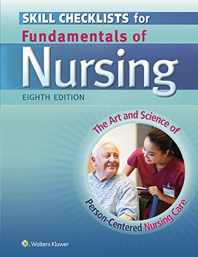 Beispielbild fr Skills Checklists for Fundamentals of Nursing : The Art and Science of Person-Centered Nursing Care zum Verkauf von Better World Books