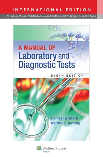 9781451193770: A Manual of Laboratory and Diagnostic Tests