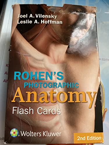 Imagen de archivo de Rohen's Photographic Anatomy Flash Cards a la venta por HPB-Red