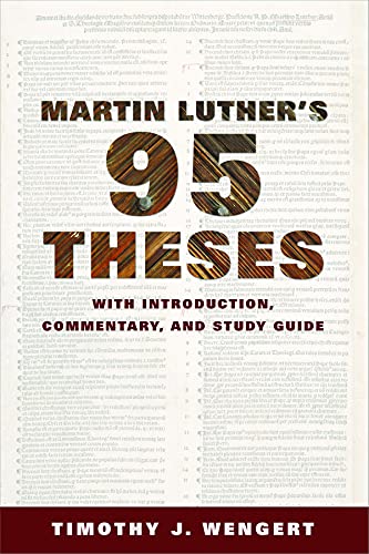 Beispielbild fr Martin Luther's Ninety-Five Theses: With Introduction, Commentary, and Study Guide zum Verkauf von medimops