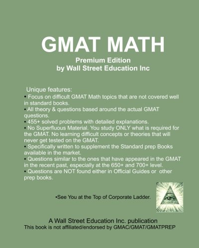 9781451521047: Gmat Math