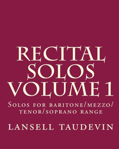 Stock image for Recital Solos Volume 1 for sale by Revaluation Books