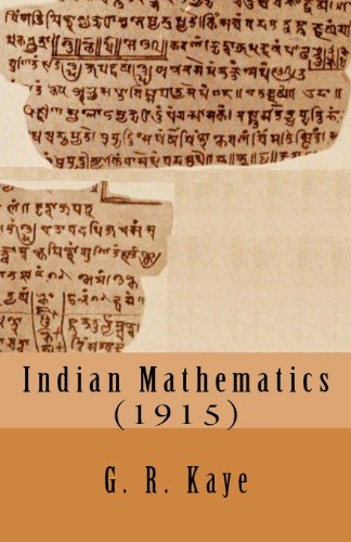 Imagen de archivo de Indian Mathematics: (1915) a la venta por Revaluation Books