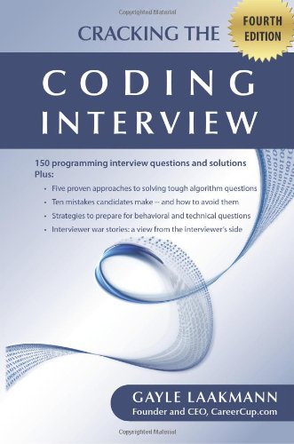 Stock image for Cracking the Coding Interview, Fourth Edition: 150 Programming Interview Questions and Solutions for sale by SecondSale