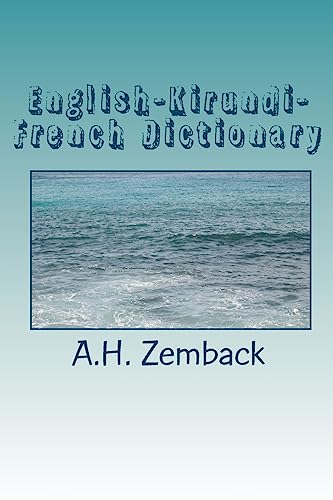 Stock image for English-Kirundi-French Dictionary: Kirundi-English-French for sale by Gulf Coast Books