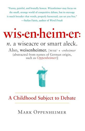 Stock image for Wisenheimer: A Childhood Subject to Debate for sale by ThriftBooks-Dallas
