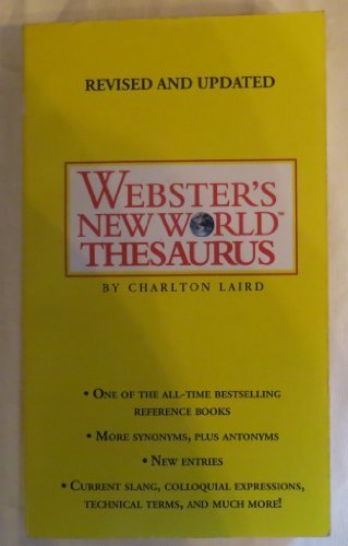 Beispielbild für Pocket Webster's New World Thesaurus: Revised and Updated (Pocket Thesaurus, Revised and Updated Edition) zum Verkauf von Once Upon A Time Books