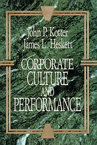 Beispielbild fr Corporate Culture and Performance zum Verkauf von Better World Books