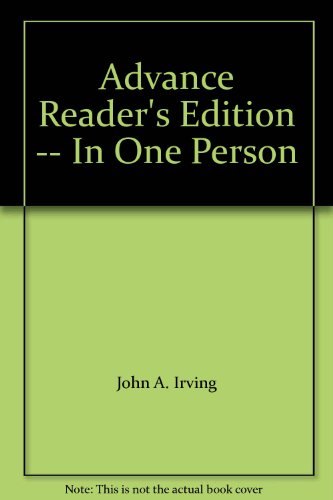 In One Person *** ADVANCE READERS COPY***