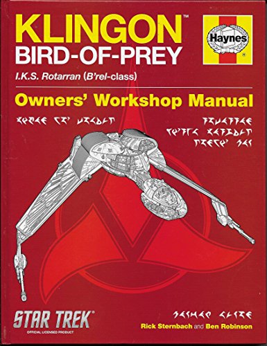Beispielbild fr Klingon Bird-of-Prey Haynes Manual (Star Trek) zum Verkauf von Blue Vase Books