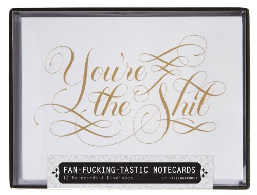 9781452125831: Fan Fucking Tastic Notecards (Calligraphuck)