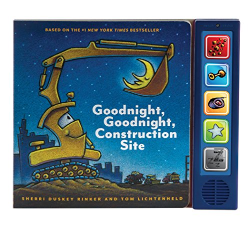 Stock image for Goodnight Goodnight Construction Site Sound Book: (Construction Books for Kids, Books with Sound for Toddlers, Children's Truck Books, Read Aloud Books) for sale by SecondSale
