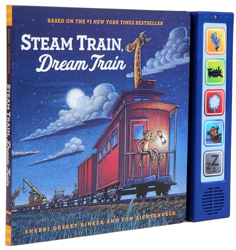Stock image for Steam Train Dream Train Sound Book: (Sound Books for Baby, Interactive Books, Train Books for Toddlers, Children's Bedtime Stories, Train Board Books) for sale by ThriftBooks-Dallas