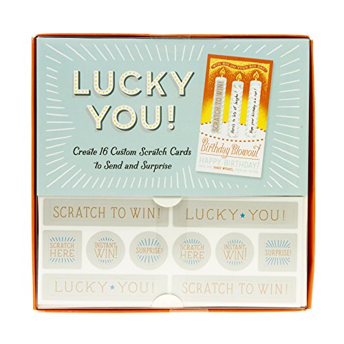 9781452129419: Lucky You!: Create Custom Scratch Cards to Send and Surprise: Create 16 Custom Scratch Cards to Send and Surprise