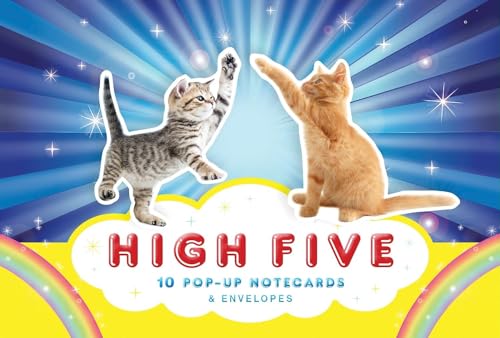 Stock image for High Five Pop-Up Notecards: 10 Pop-up Notecards & Envelopes (Pop Up Greeting Card, Blank Interior Stationery) for sale by Lakeside Books