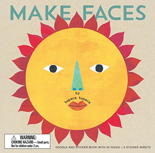 9781452139302: Make Faces: Doodle and Sticker Book with 52 Faces + 6 Sticker Sheets