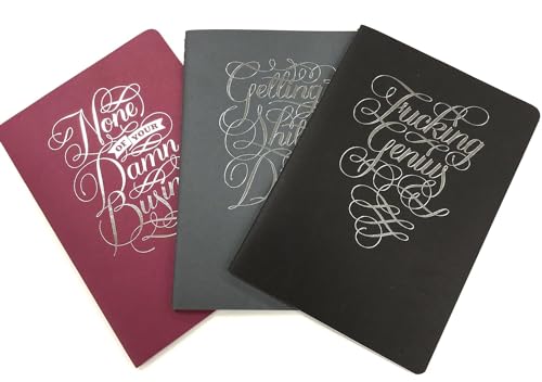 Stock image for None of Your Damn Business Notebook Collection by Calligraphuck for sale by Lakeside Books