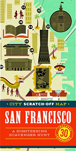 Stock image for City Scratch-Off Map: San Francisco: A Sightseeing Scavenger Hunt (Novelty) for sale by Grand Eagle Retail