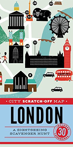 Stock image for City Scratch-Off Map: London: A Sightseeing Scavenger Hunt (City Scratch-off Maps) for sale by Books From California