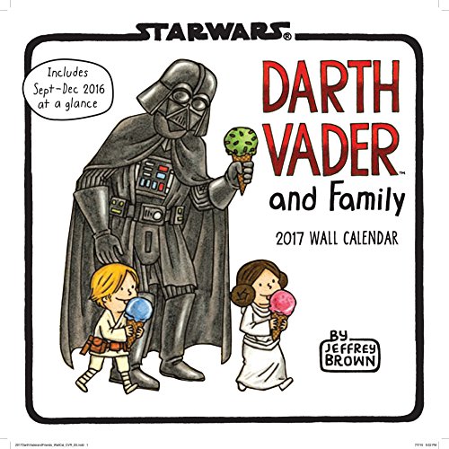 9781452151830: Darth Vader and Family 2017 Wall Calendar