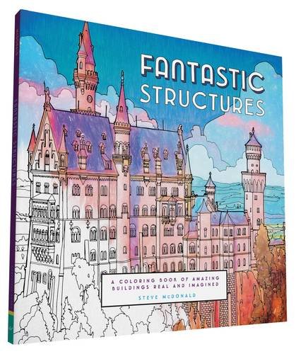 Stock image for Fantastic Structures: A Coloring Book of Amazing Buildings Real and Imagined for sale by gwdetroit