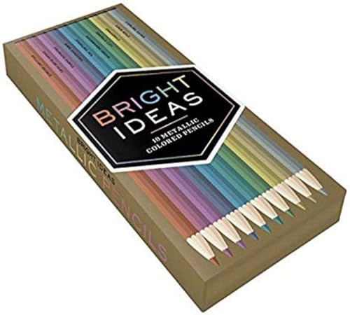 Beispielbild fr Bright Ideas Metallic Colored Pencils: 10 Colored Pencils (Stationery) zum Verkauf von Monster Bookshop