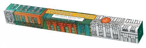 Beispielbild fr Fantastic Cities: Coloring Poster Set zum Verkauf von Books From California