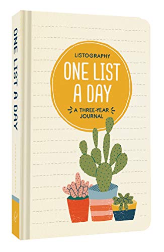 Stock image for Listography: One List a Day: A Three-Year Journal for sale by AwesomeBooks