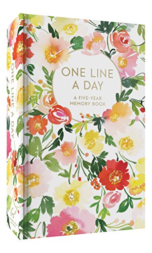 Stock image for Floral One Line a Day: A Five-Year Memory Book (Blank Journal for Daily Reflections, 5 Year Diary Book) for sale by Bookoutlet1