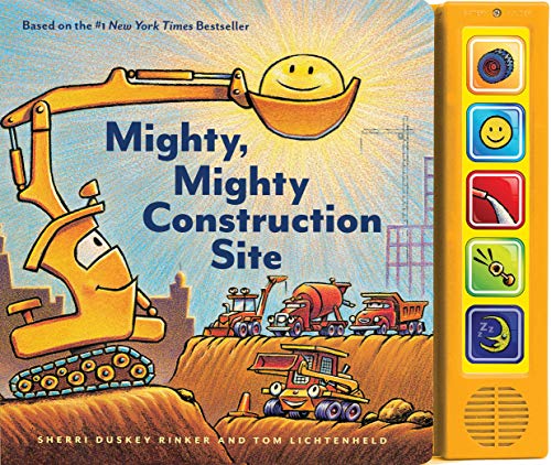 Beispielbild fr Mighty, Mighty Construction Site Sound Book (Books for 1 Year Olds, Interactive Sound Book, Construction Sound Book) (Goodnight, Goodnight Construction Site) zum Verkauf von Reliant Bookstore