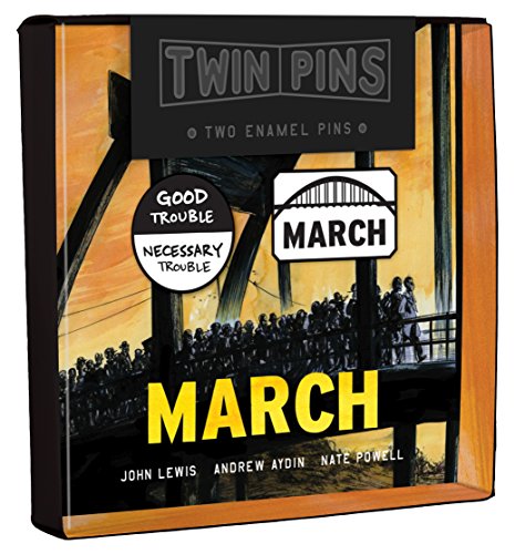 Imagen de archivo de March Twin Pins: Two Enamel Pins a la venta por Books From California