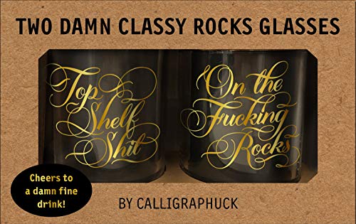 9781452179537: Two Damn Classy Rocks Glasses